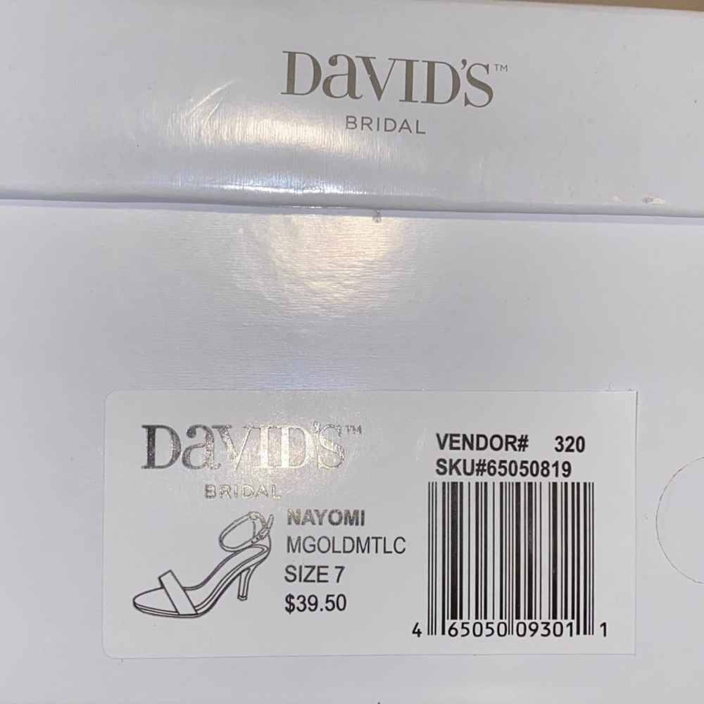 David bridal heels